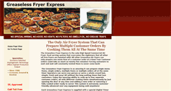 Desktop Screenshot of greaselessfryerexpress.com